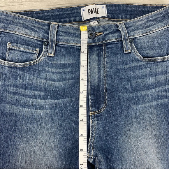 Paige Flora Fringe Straight with Ruffle Hem in Barkley, 26 - Picture 6 of 13